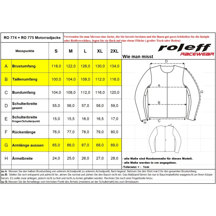 Roleff RO775 - Helle Motorrad- Tourenjacke in Schwarz/Grau Vierteljährliche Förderung