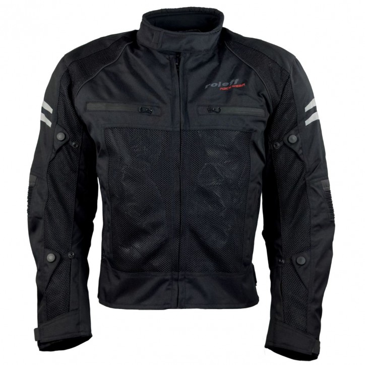 Roleff RO613 - Mesh Motorradjacke mit Klimamembrane: Perfekt für Sommertouren Nur noch ein Tag übrig