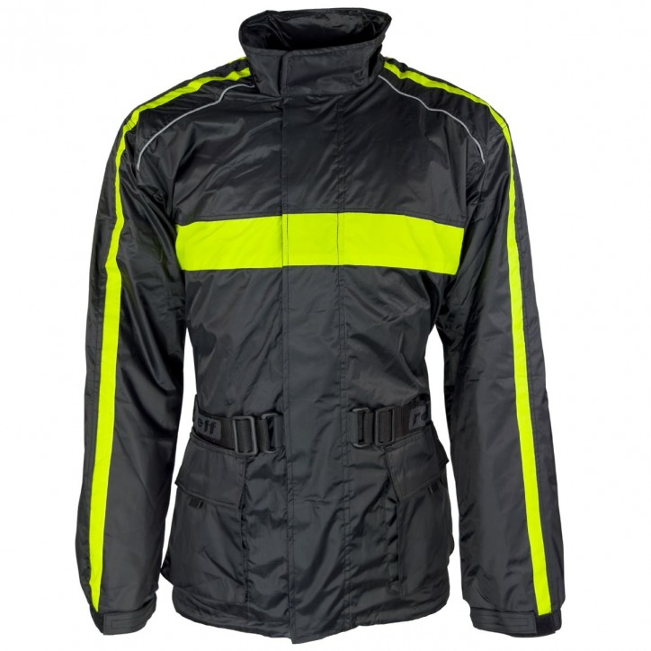 Roleff RO1001 - Regenjacke in Schwarz / Neongelb Black Friday Preise