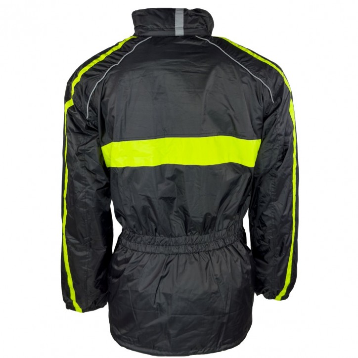 Roleff RO1001 - Regenjacke in Schwarz / Neongelb Black Friday Preise