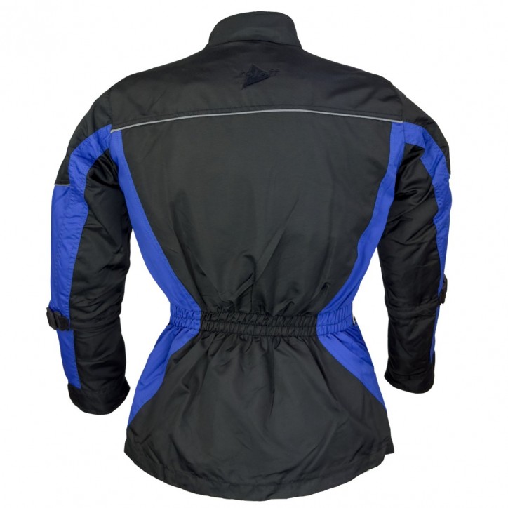 Roleff RO431K Kinder- Motorradjacke, CE-Protektoren, blau Fabrikverkauf