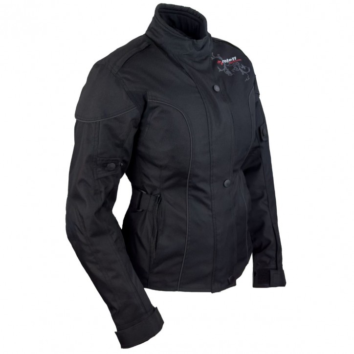 Roleff RO960 - Motorradjacke für Damen in Schwarz Fabrik Onlineshop