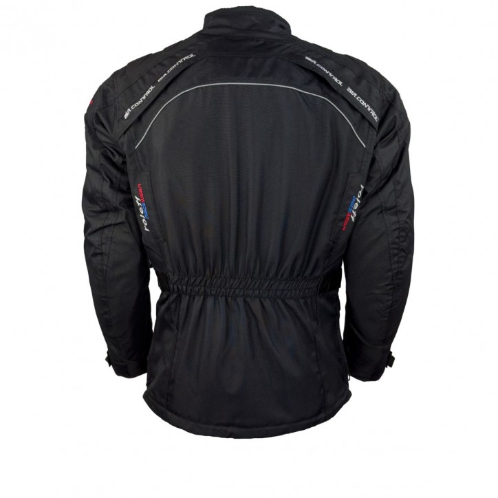 Roleff RO780 - Motorradjacke mit Wind-Tex® Klimamembrane - Belüftung - CE Protektoren - schwarz Großer Ausverkauf