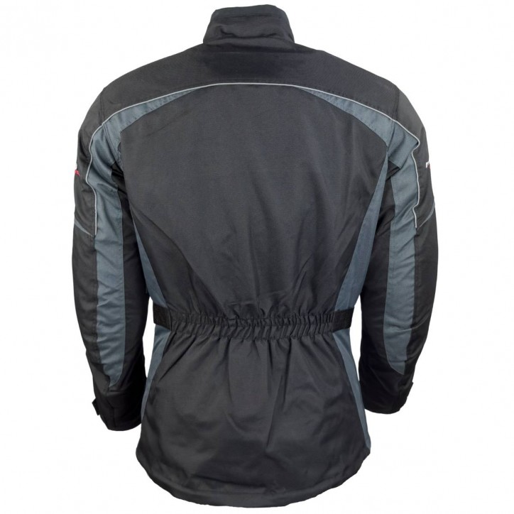Roleff RO701 - Motorradjacke in Schwarz / Grau Exklusivangebot