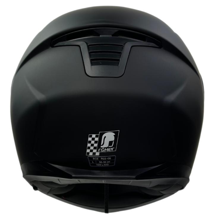 Roleff RR20770 - Römer Klapphelm -Motorradhelm mit Sonnenvisier, matt-schwarz Black Friday