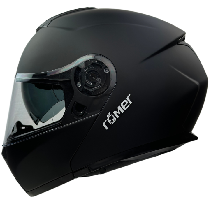 Roleff RR20770 - Römer Klapphelm -Motorradhelm mit Sonnenvisier, matt-schwarz Black Friday