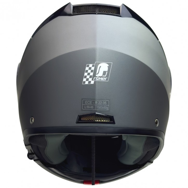 Roleff RO20056 - Klapphelm mit integriertem Sonnenvisier in Titanium Heißer Verkauf