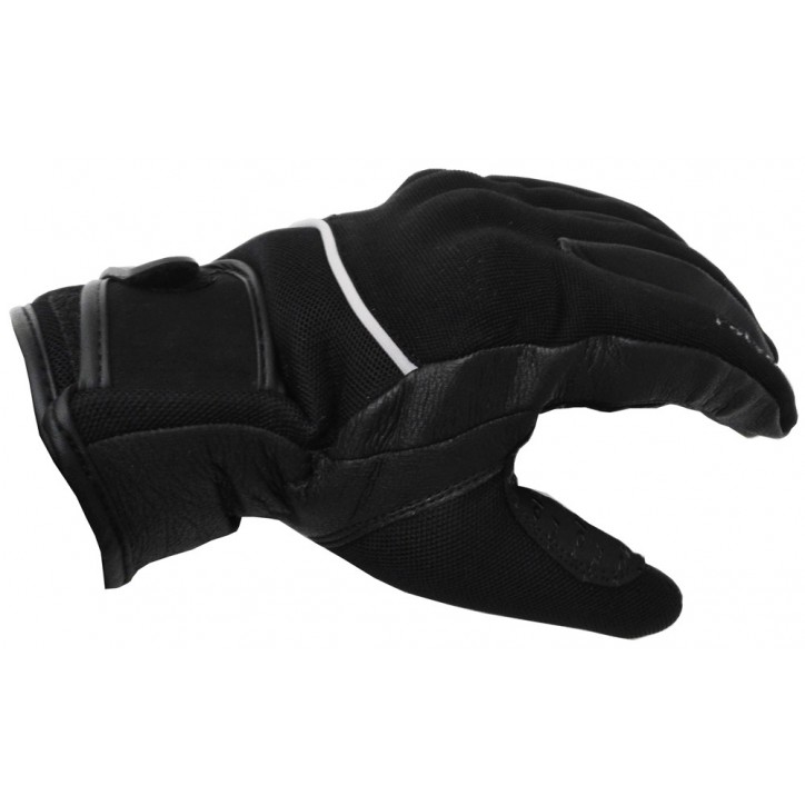 Roleff RO20 - Schwarze Leder/Textil Motorradhandschuhe Zeitlich begrenztes Angebot