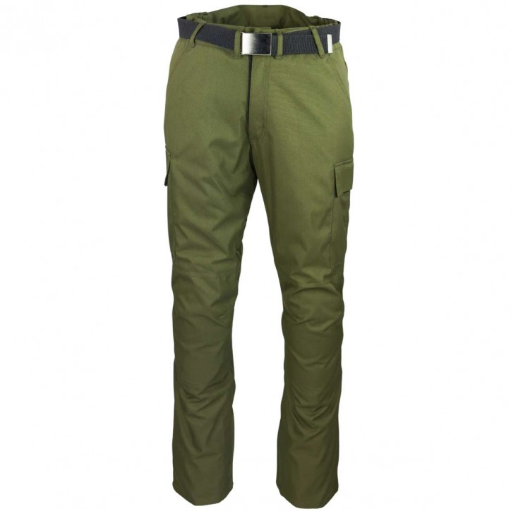 Roleff RO17002 - M89 Textil-Motorradhose, oliv mit Koppel & Protektoren Super Sparpreis