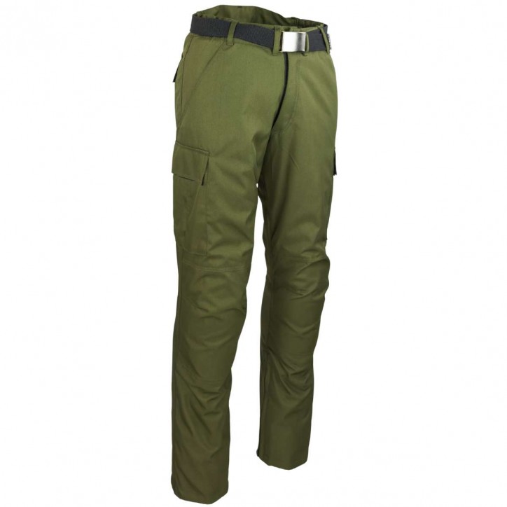 Roleff RO17002 - M89 Textil-Motorradhose, oliv mit Koppel & Protektoren Super Sparpreis