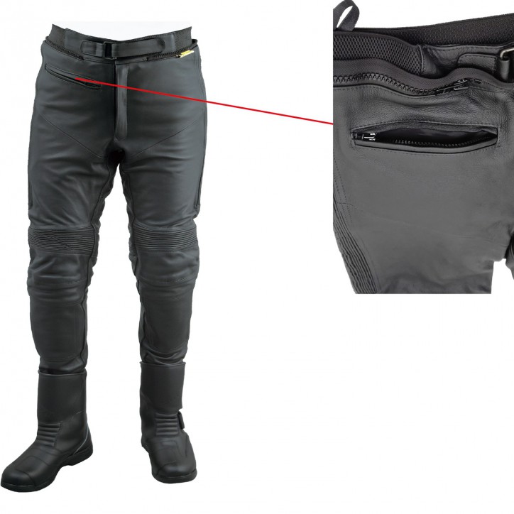 Roleff RO16 - Stiefel- Motorradhose aus hochwertigem Rind-Nappaleder und kompletter Sicherheitsausstattung JETZT KAUFEN