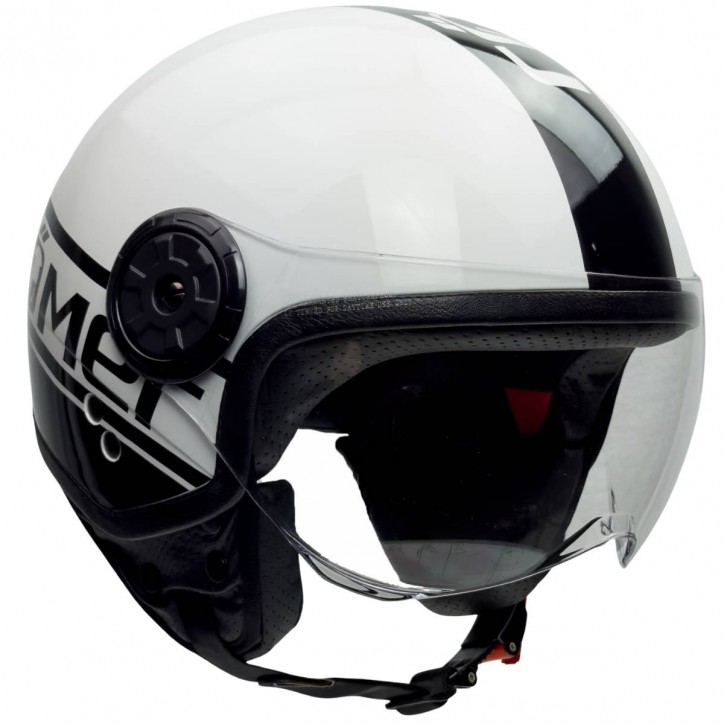 Roleff Motorrad- Jethelm - Hochglanz Lackierung & Pilotenvisier Günstiger Verkauf