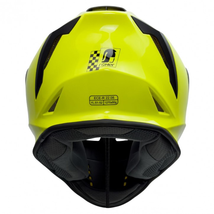 Roleff RO5019 - Kinder Motorradhelm in Neongelb Fabrikverkauf