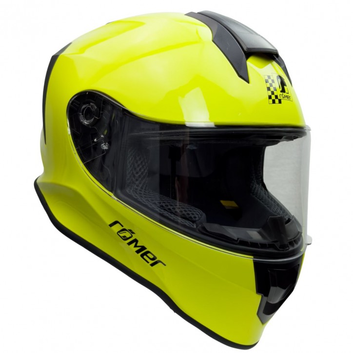 Roleff RO5019 - Kinder Motorradhelm in Neongelb Fabrikverkauf