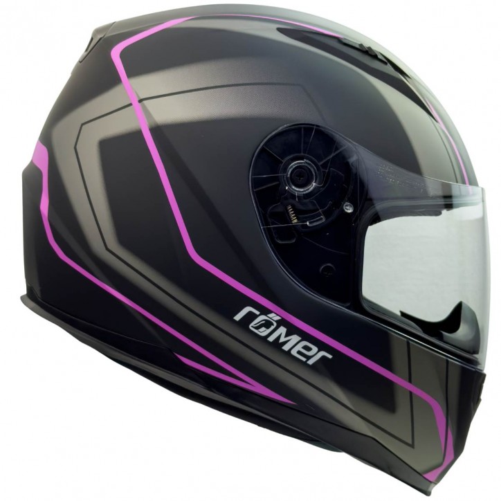 Roleff RO201707 - Integralhelm in Schwarz, Pink Meist gekauft