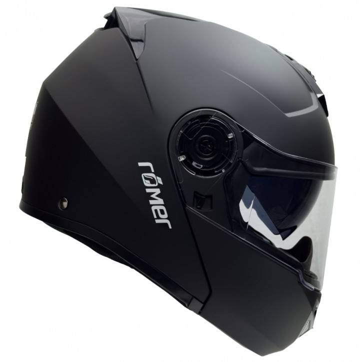 Roleff RO20055 - Schwarzer Klapphelm mit integriertem Sonnenvisier Sonderangebot