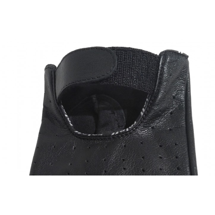 Roleff RO30 - Schwarze, fingerlose Handschuhe aus Leder Exklusive Angebote