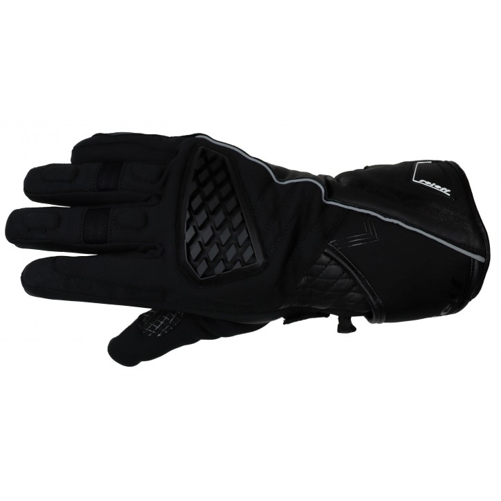 Roleff RO201 - Schwarze Motorradhandschuhe Große Rabatte
