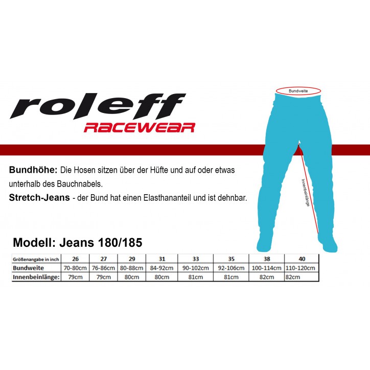 Roleff RO185 - Blaue Aramid Motorradjeans mit Protektoren für Damen Neuheiten