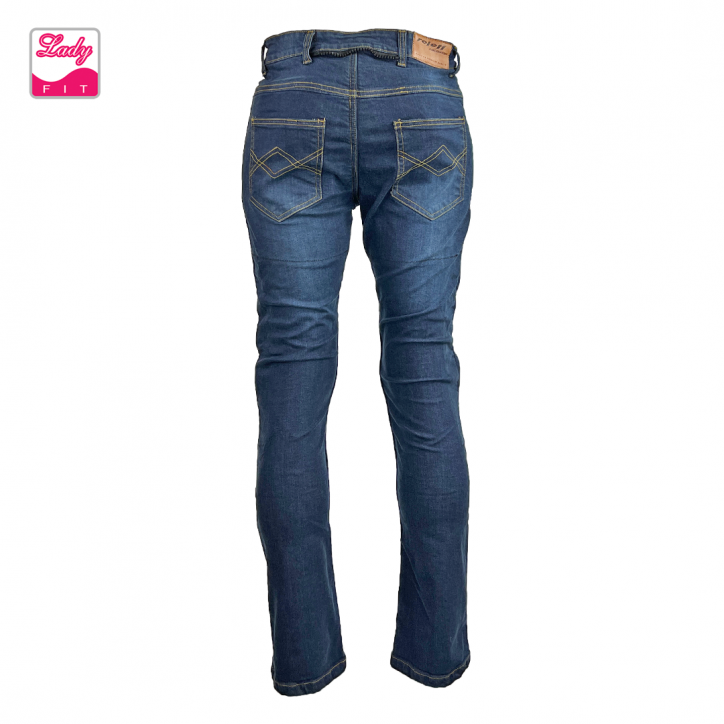 Roleff RO185 - Blaue Aramid Motorradjeans mit Protektoren für Damen Neuheiten