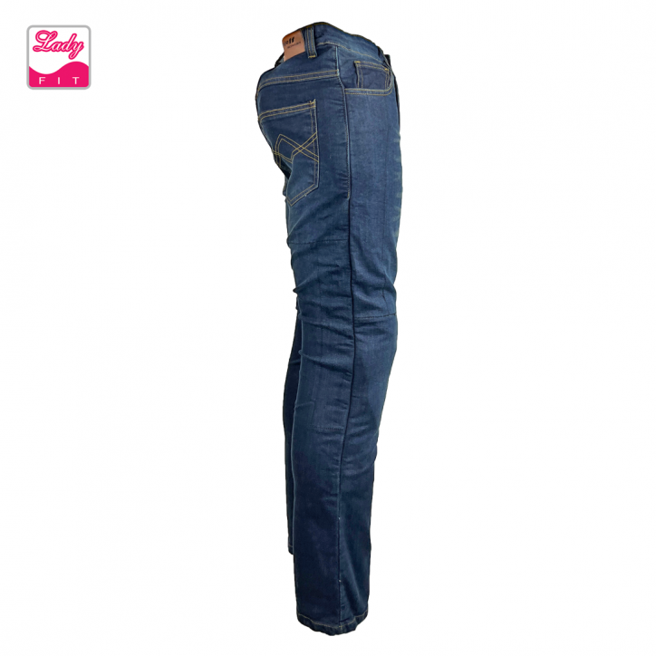 Roleff RO185 - Blaue Aramid Motorradjeans mit Protektoren für Damen Neuheiten