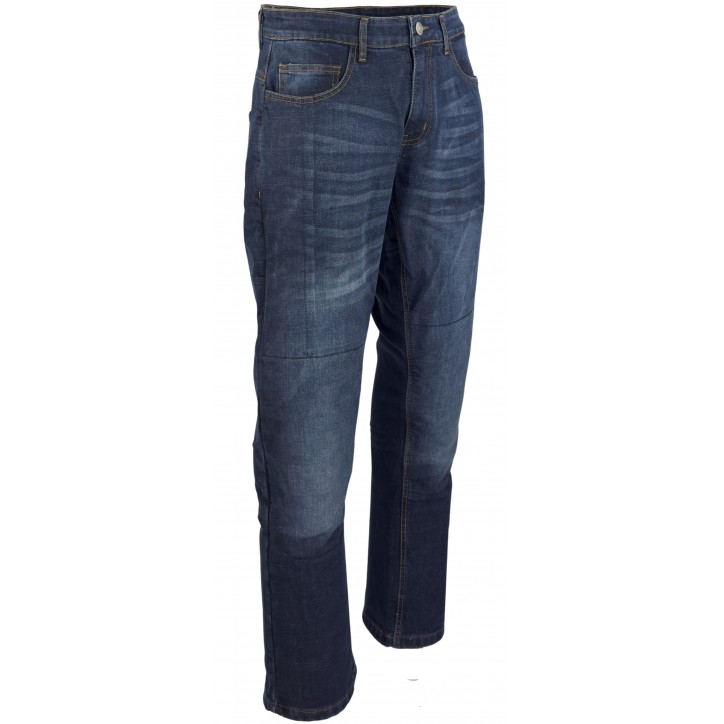Roleff RO175 - Blaue Aramid Motorradjeans mit Protektoren für Herren Neueste Stile