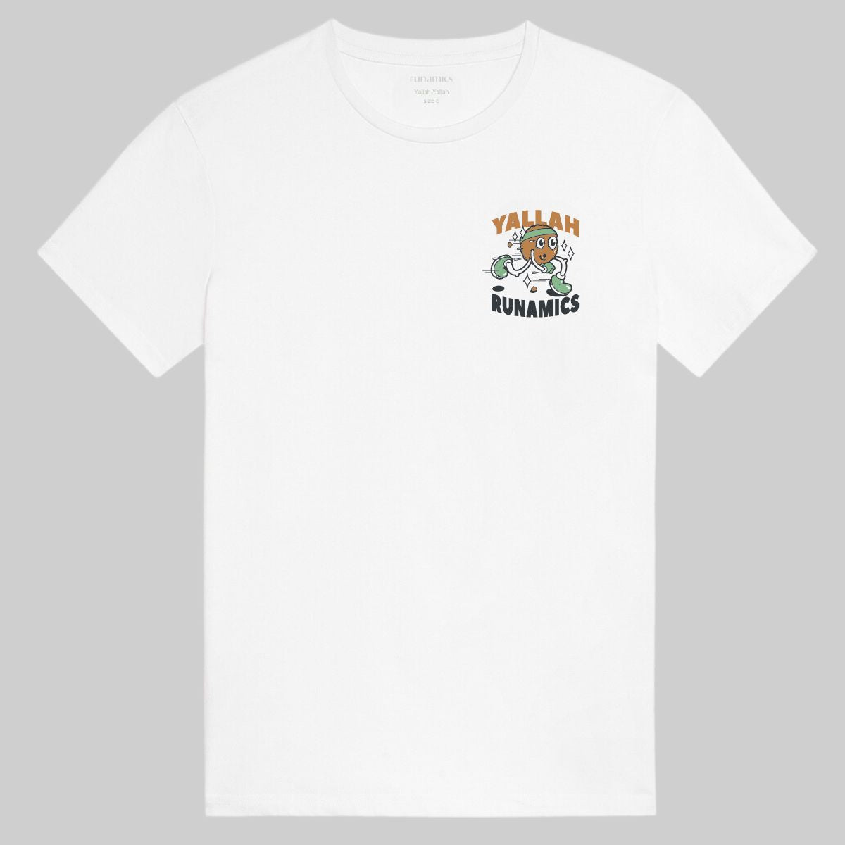 Runamics Yallah Yallah T-Shirt, Biobaumwolle, unisex, weiß Bis zu 65% Rabatt