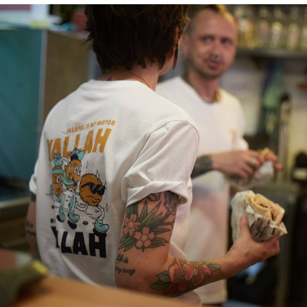 Runamics Yallah Yallah T-Shirt, Biobaumwolle, unisex, weiß Bis zu 65% Rabatt