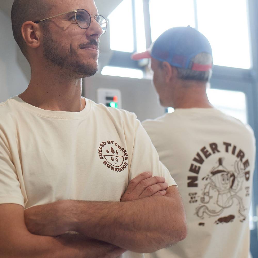 Runamics Never Tired T-Shirt, Biobaumwolle, unisex, undyed Bis zu 55% Rabatt