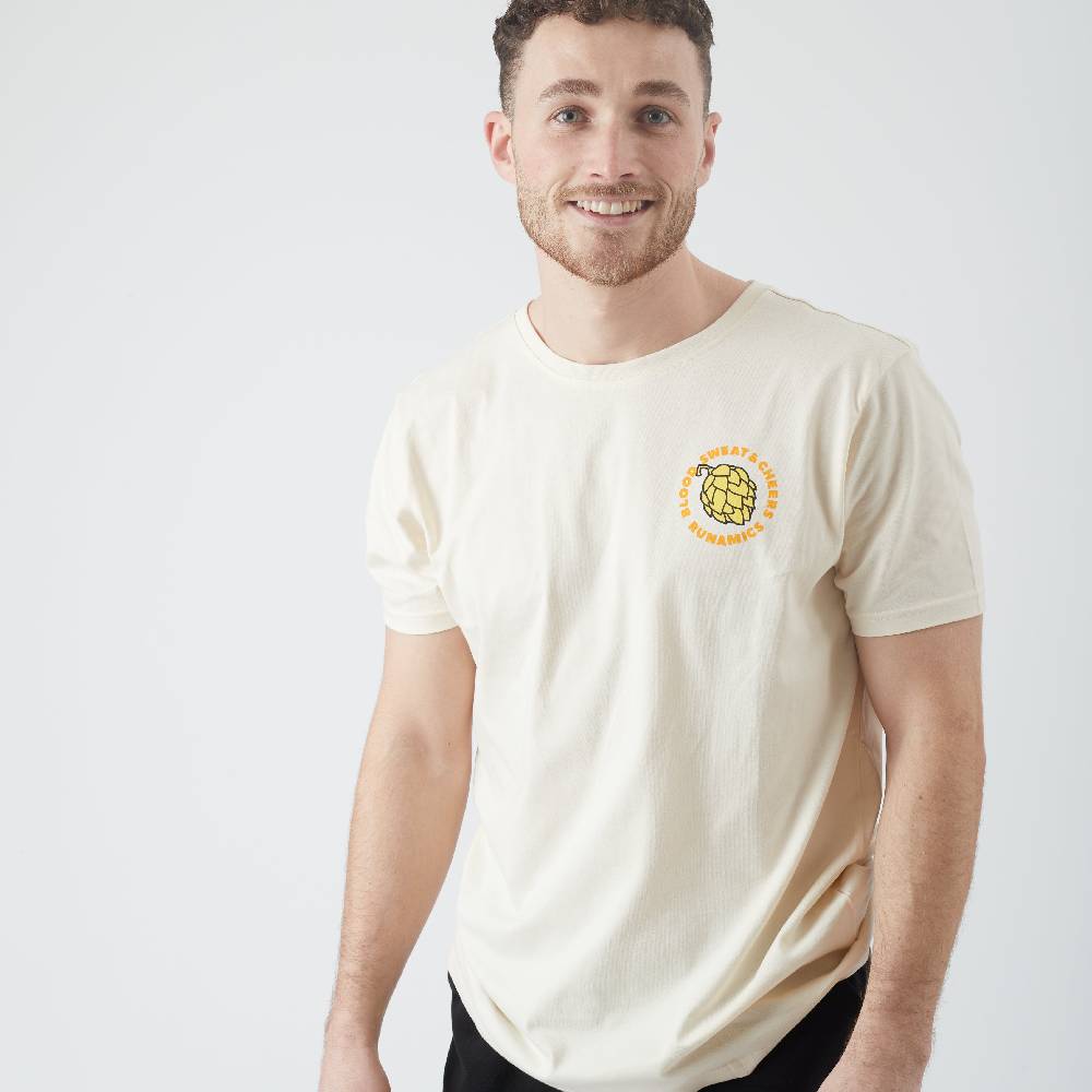 Runamics Good Times Good Friends T-Shirt, Biobaumwolle, unisex, undyed Discount Store für neue Produkte
