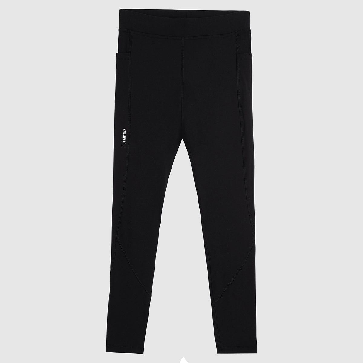 Runamics Lange Lauftights Damen, schwarz, mit Tasche Fabrikladen