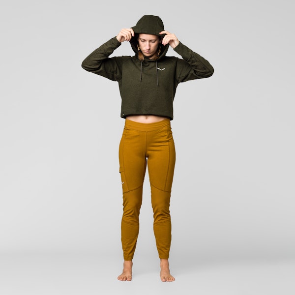 Salewa Lavaredo Hemp Cropped Kapuzenpulli Damen Jubiläumsangebot