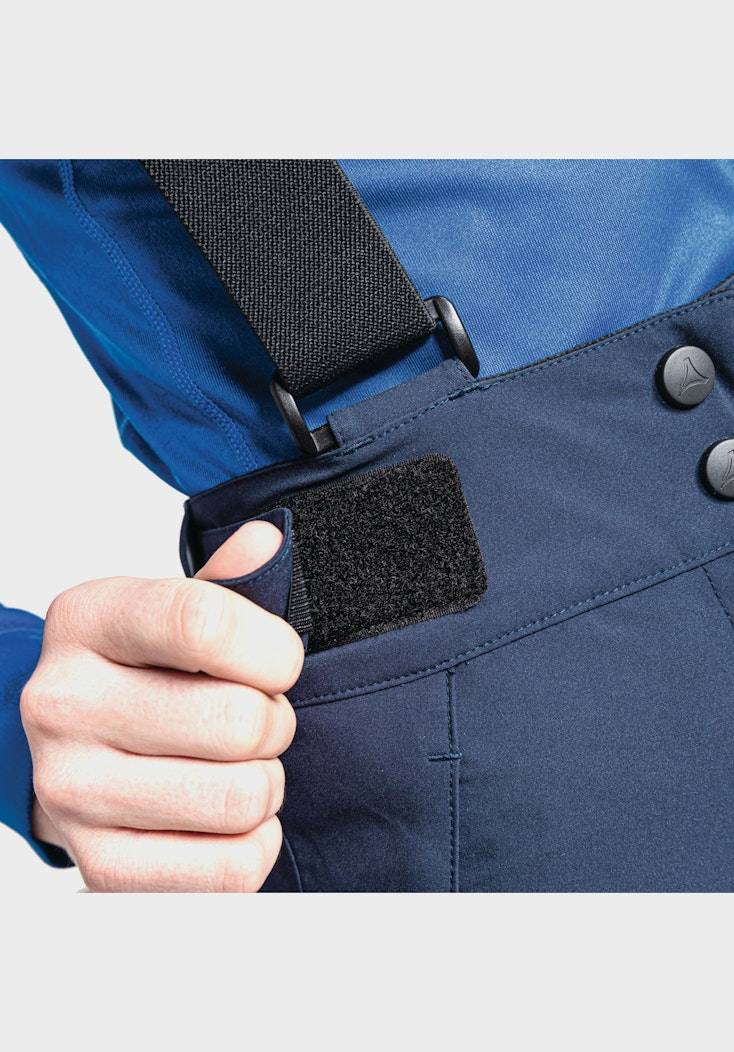 ﻿Schöffel Warme Skihose mit elastischen Hosenträgern Tiefpreis