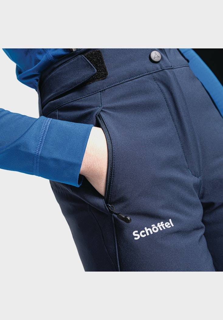 ﻿Schöffel Warme Skihose mit elastischen Hosenträgern Tiefpreis