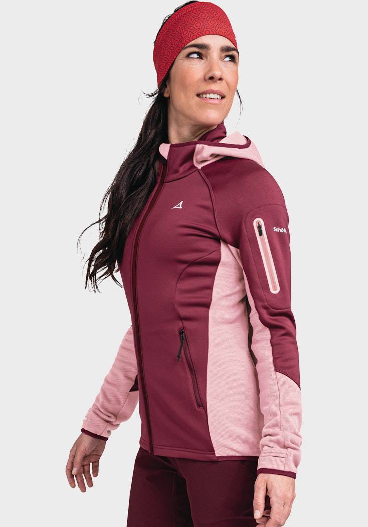 Schöffel Sportiver Fleece-Hoody aus Materialmix Hotsell
