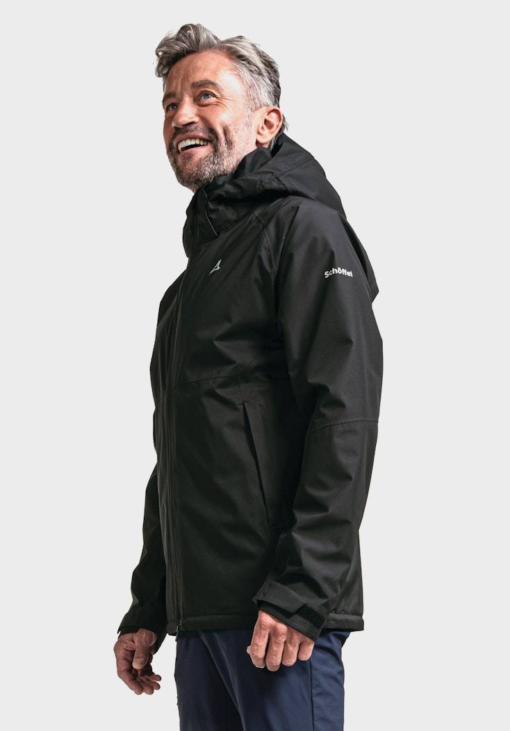 Schöffel Elastische Regenjacke mit Pack-Away Tasche Online Shopping