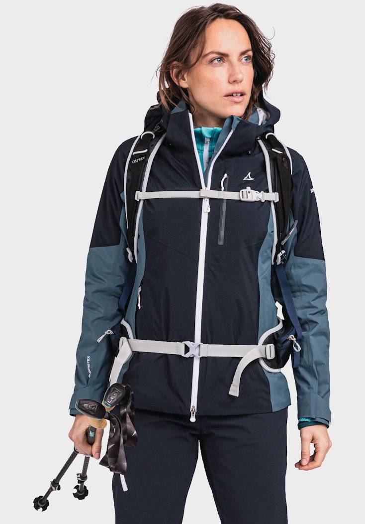 Schöffel Atmungsaktive GORE-TEX Wanderjacke Kostenlose Rückgabe