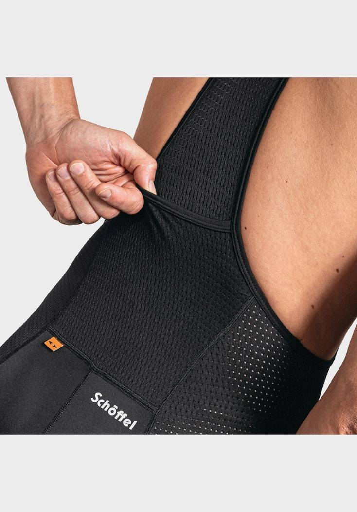 Schöffel Sportive Radinnenhose mit Hosenträgern 50% Rabatt mit kostenlosem Versand