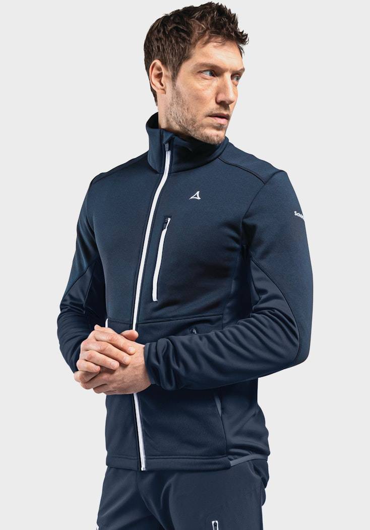 Schöffel Sportive Fleece-Jacke aus Materialmix Fabrik Onlineshop