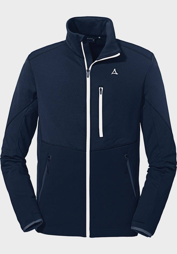Schöffel Sportive Fleece-Jacke aus Materialmix Fabrik Onlineshop