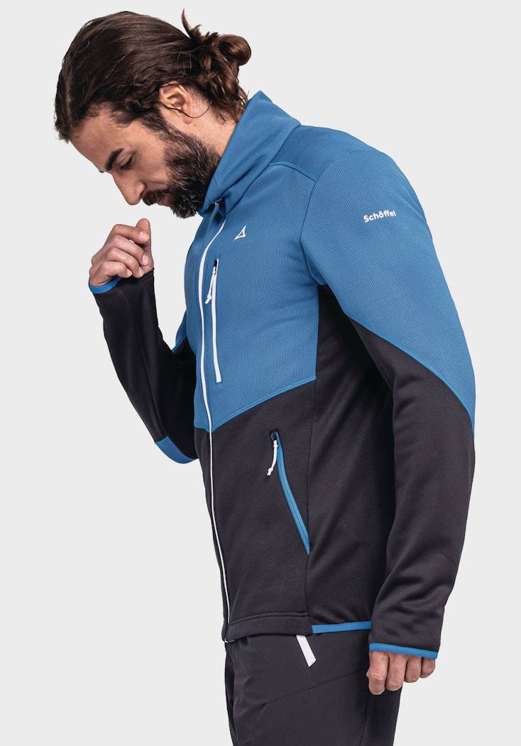 Schöffel Sportive Fleece-Jacke aus Materialmix Fabrikpreis