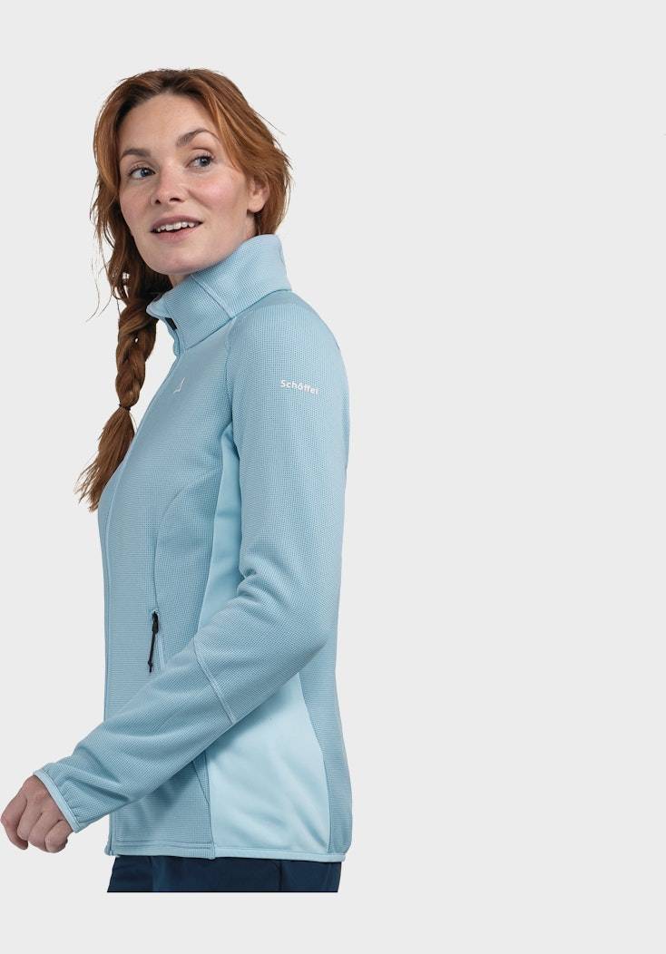 Schöffel Sportive Fleece-Jacke aus Materialmix Lagerräumung