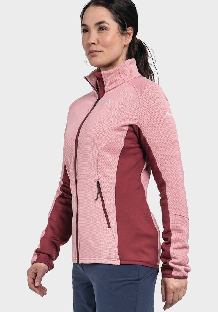 Schöffel Sportive Fleece-Jacke aus Materialmix Heißer Verkauf