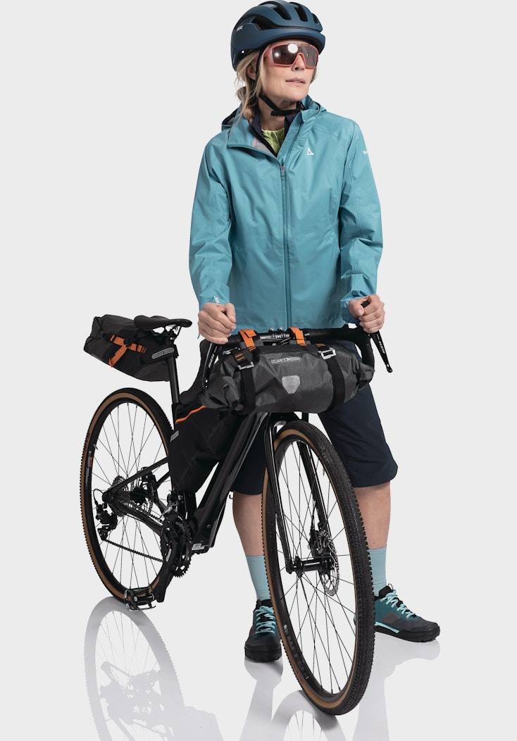 Schöffel Wasserdichte & atmungsaktive Bikejacke Kostenloser Versand international