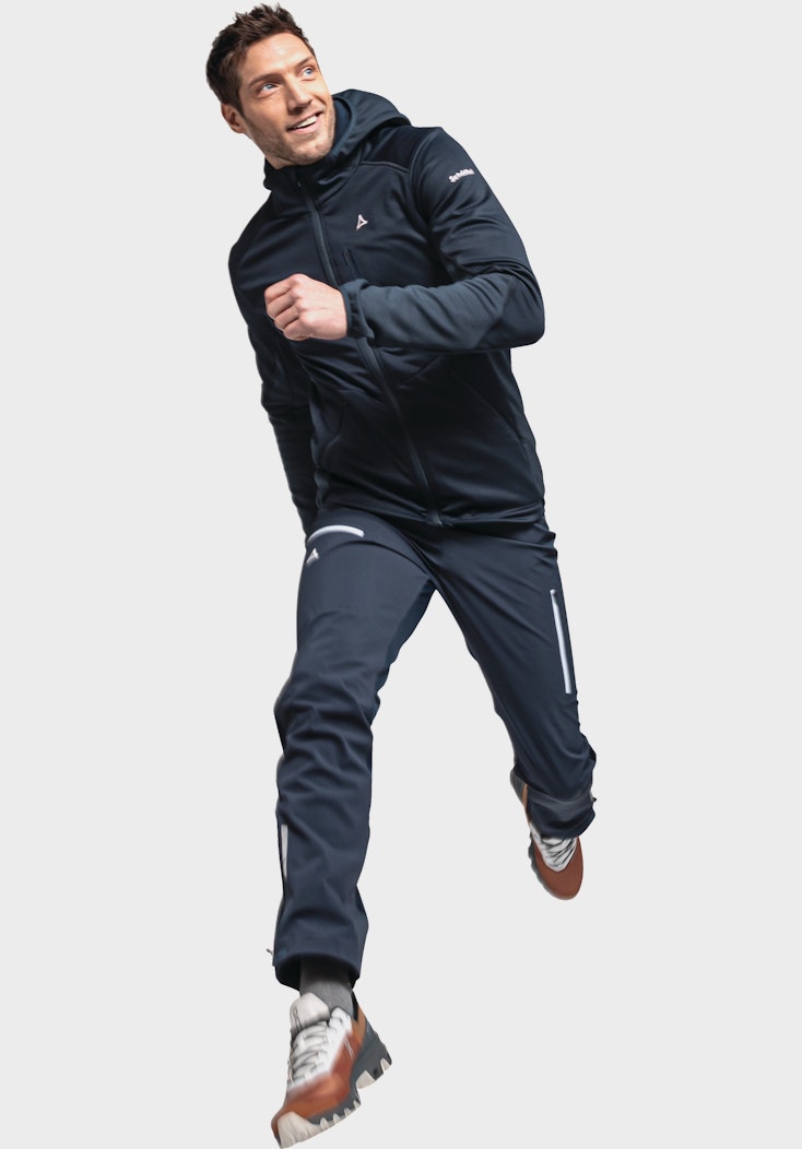 Schöffel Sportiver Fleece-Hoody aus Materialmix Hotsell
