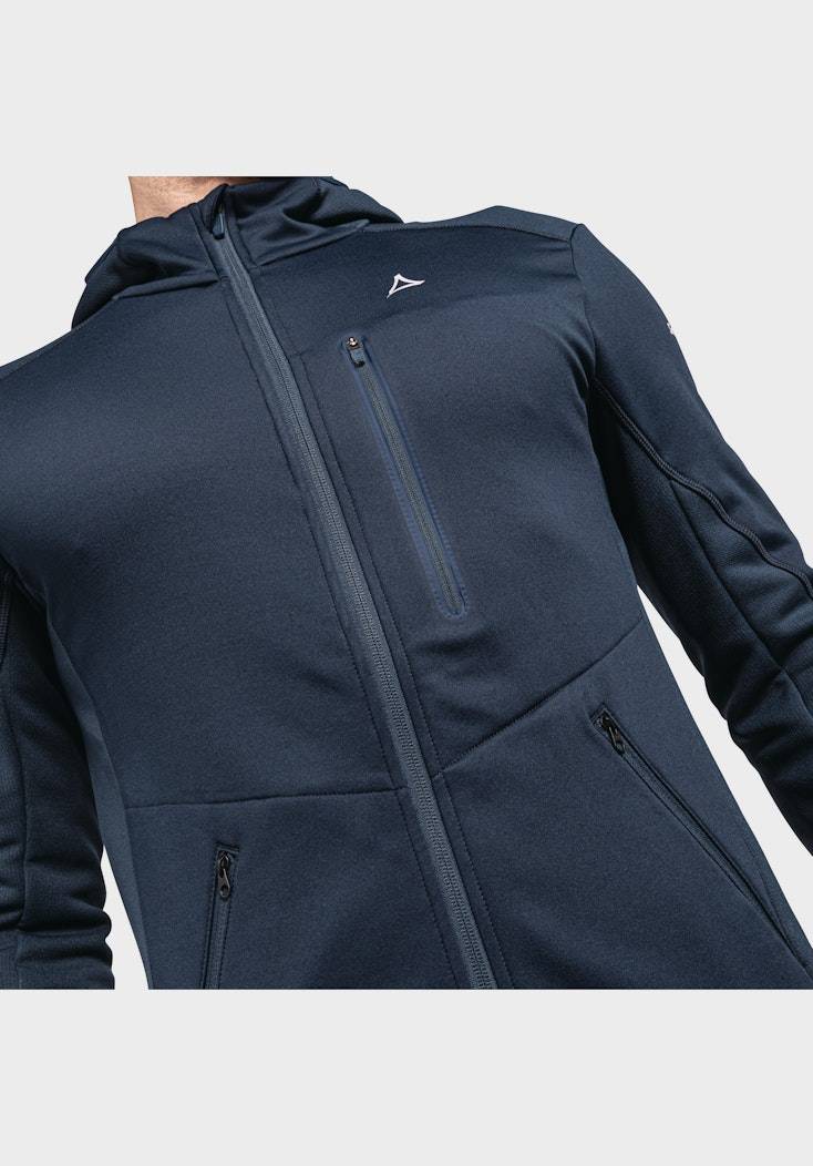 Schöffel Sportiver Fleece-Hoody aus Materialmix Hotsell