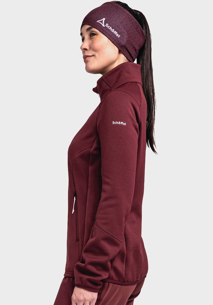 Schöffel Sportive Fleece-Jacke aus Materialmix Lagerräumung
