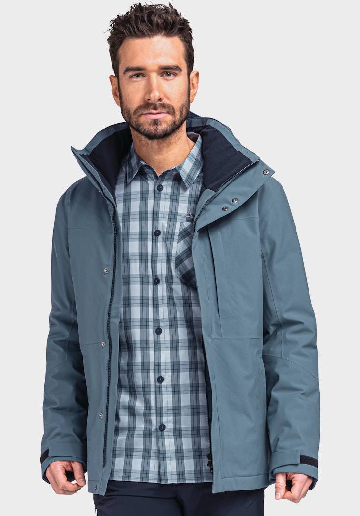 Schöffel Wasserdichte Jacke mit Innenwattierung Sonderangebot der Fabrik