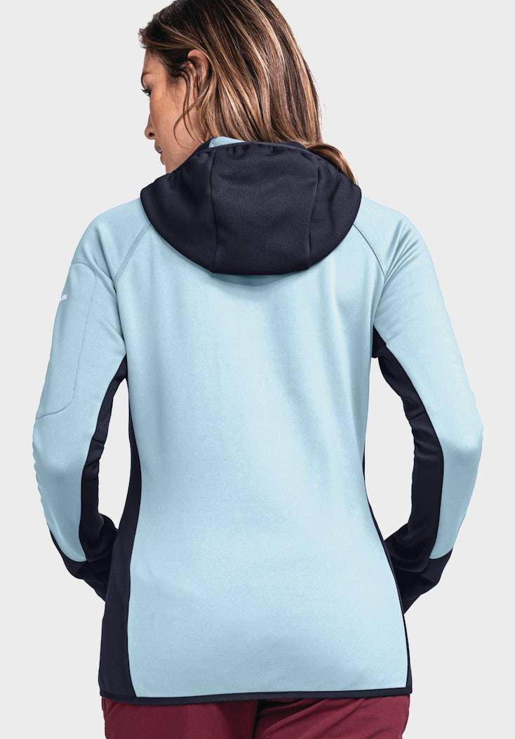 Schöffel Sportiver Fleece-Hoody aus Materialmix Clearance-Verkauf
