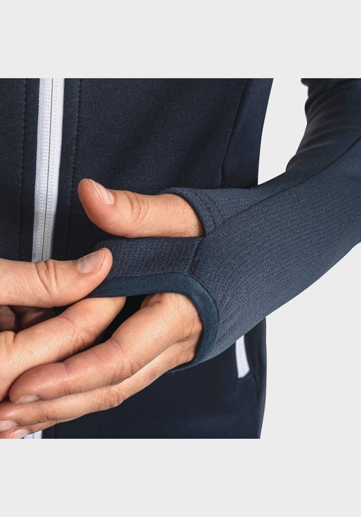 Schöffel Sportiver Fleece-Hoody aus Materialmix Kostenloser Versand international